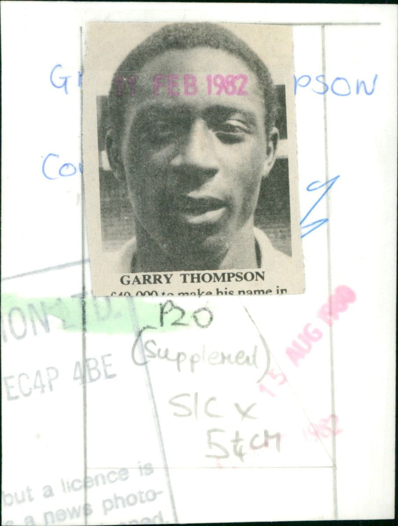 Garry Thompson - Vintage Photograph