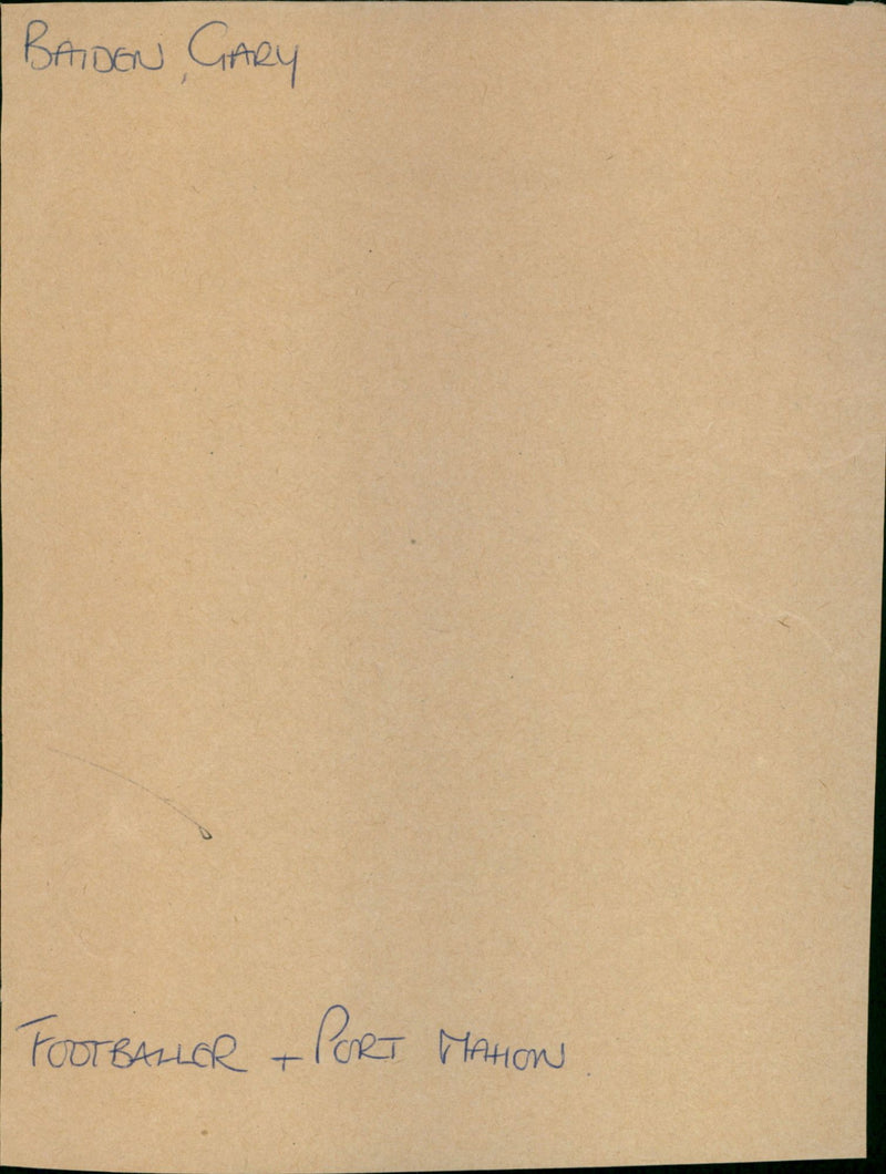 Gary Baiden - Vintage Photograph