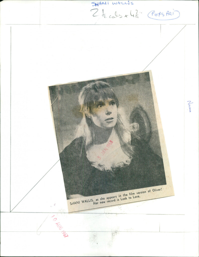 Shani Wallis - Vintage Photograph