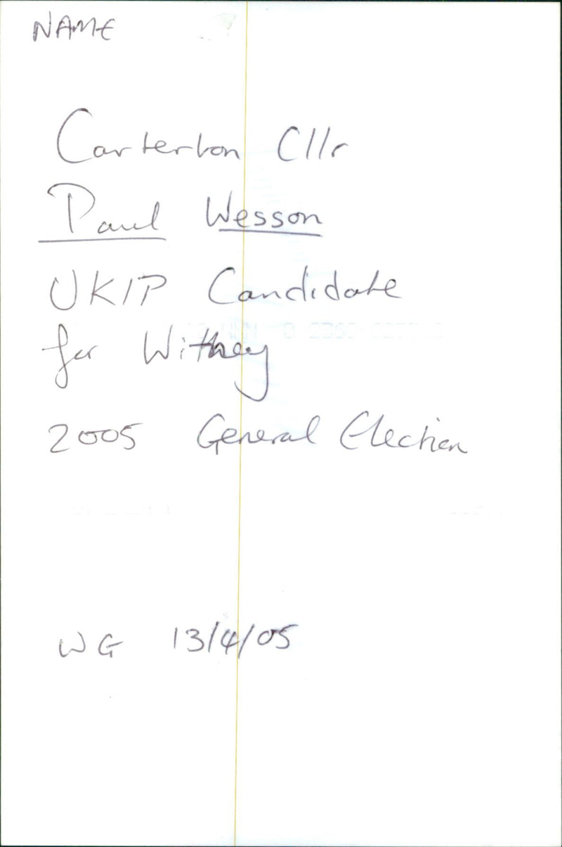 Paul Wesson - Vintage Photograph