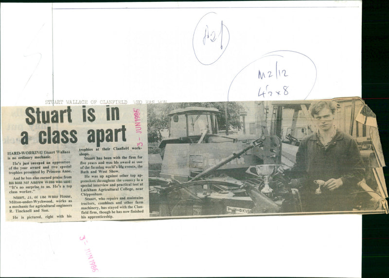 Stuart Wallace - Vintage Photograph