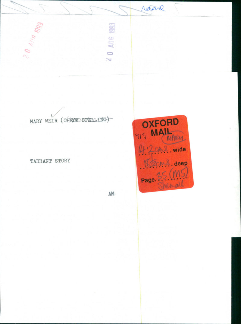 Mary weir - Vintage Photograph