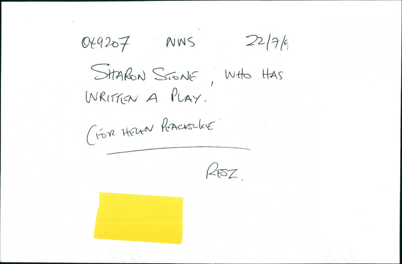 Sharon Stone - Vintage Photograph