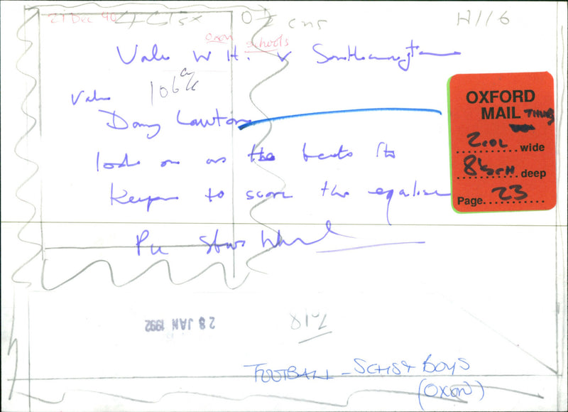 Dany Lawton - Vintage Photograph