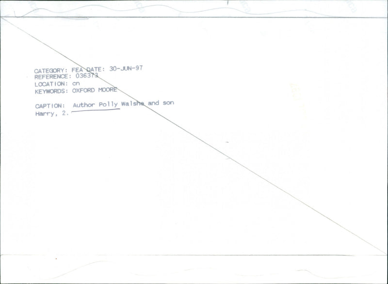 Polly Walshe - Vintage Photograph