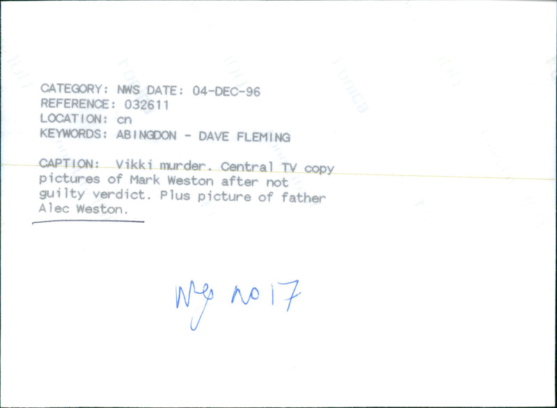 Alec Weston - Vintage Photograph