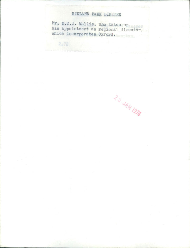 Michael Wallis - Vintage Photograph