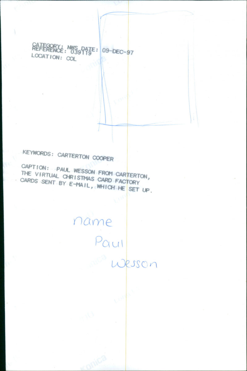 Paul Wesson - Vintage Photograph