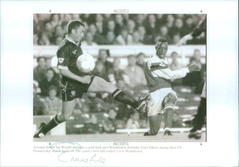 Ian Wright - Vintage Photograph