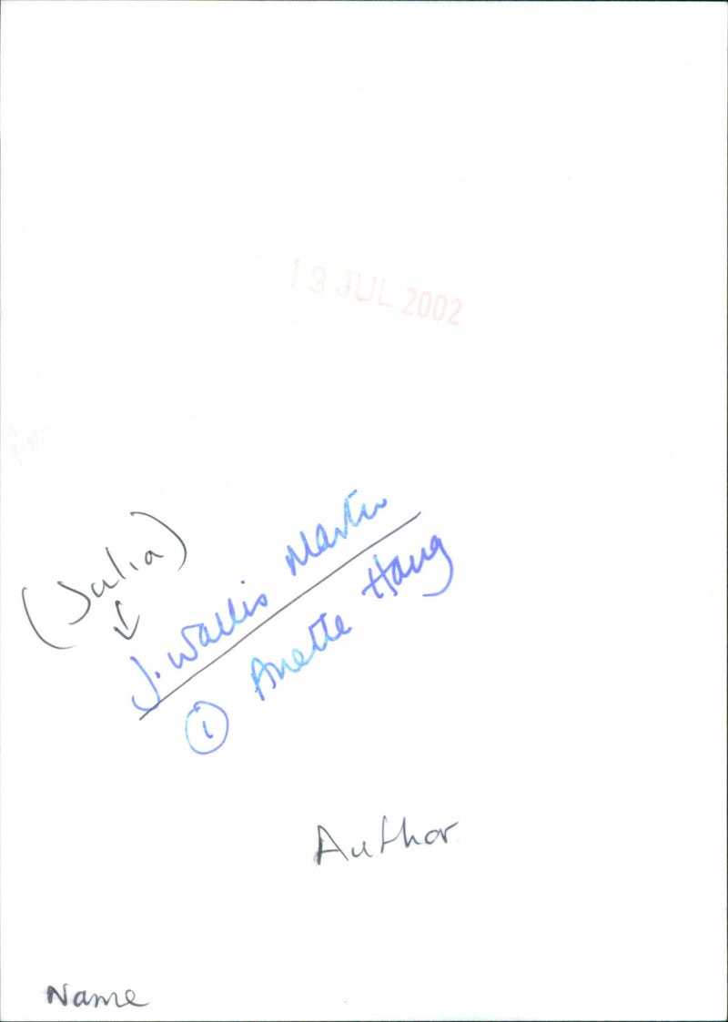 Julia Wallis Martin - Vintage Photograph