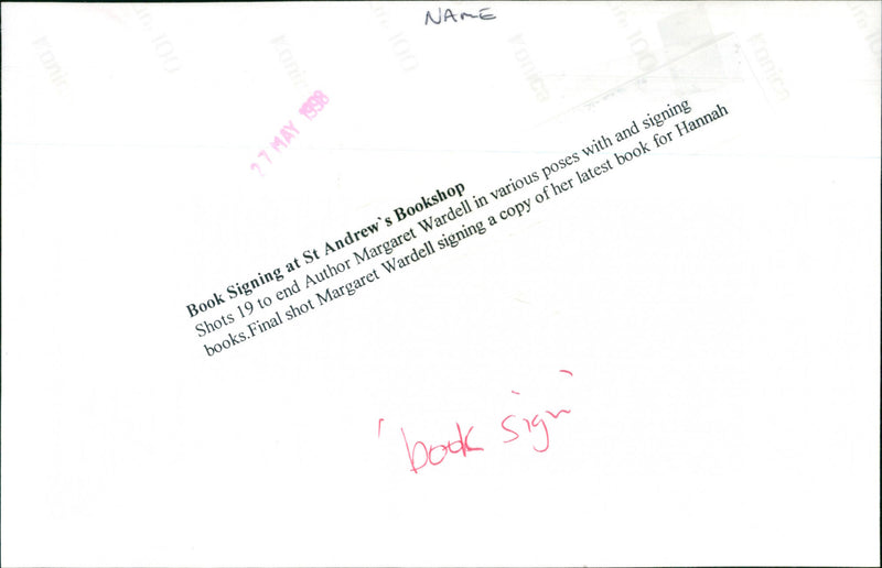 Margaret Wardell - Vintage Photograph