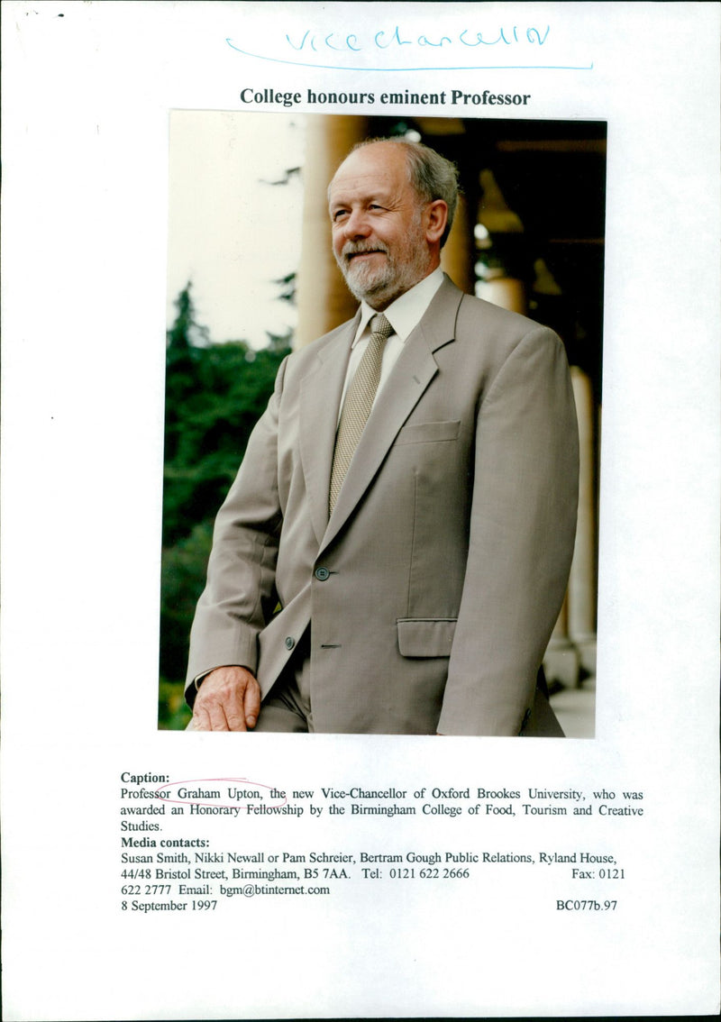 Graham Upton - Vintage Photograph