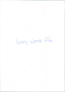 Terry Waite - Vintage Photograph