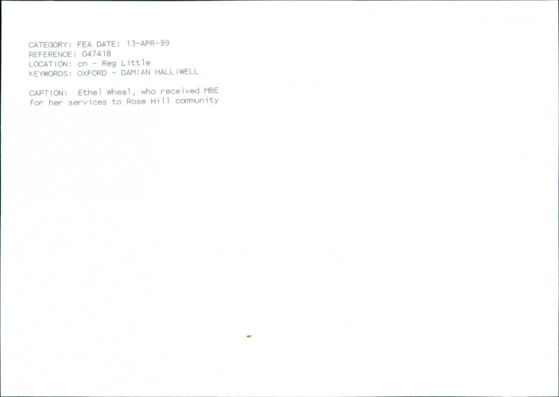 Ethel Wheal - Vintage Photograph