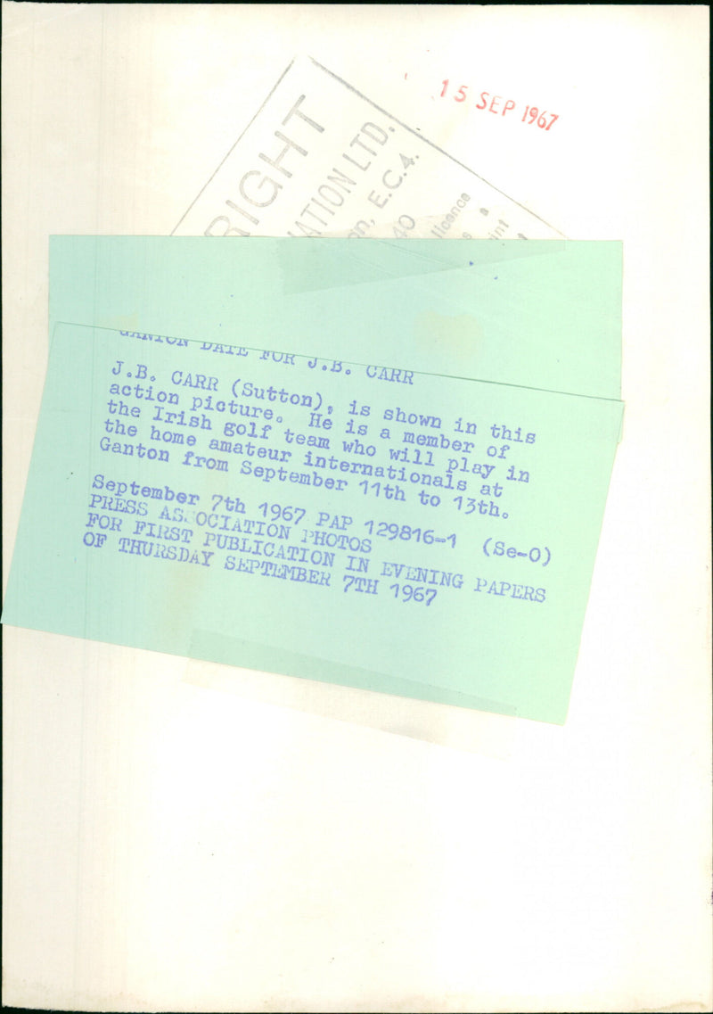 J.B. Carr - Vintage Photograph