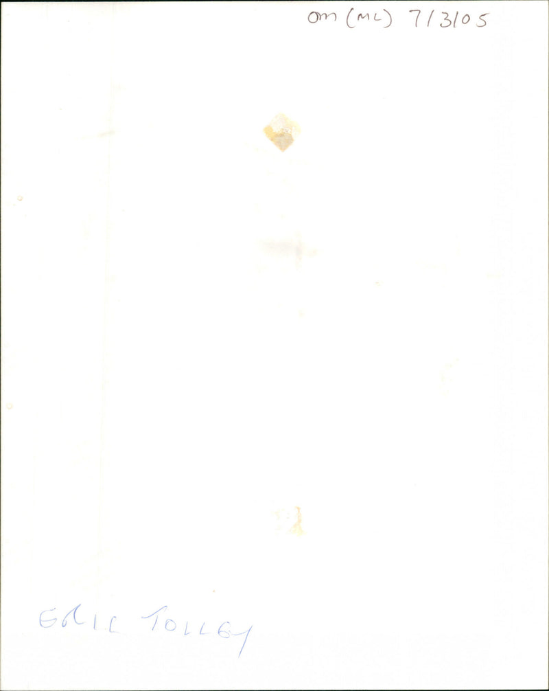 Eric Tolley - Vintage Photograph