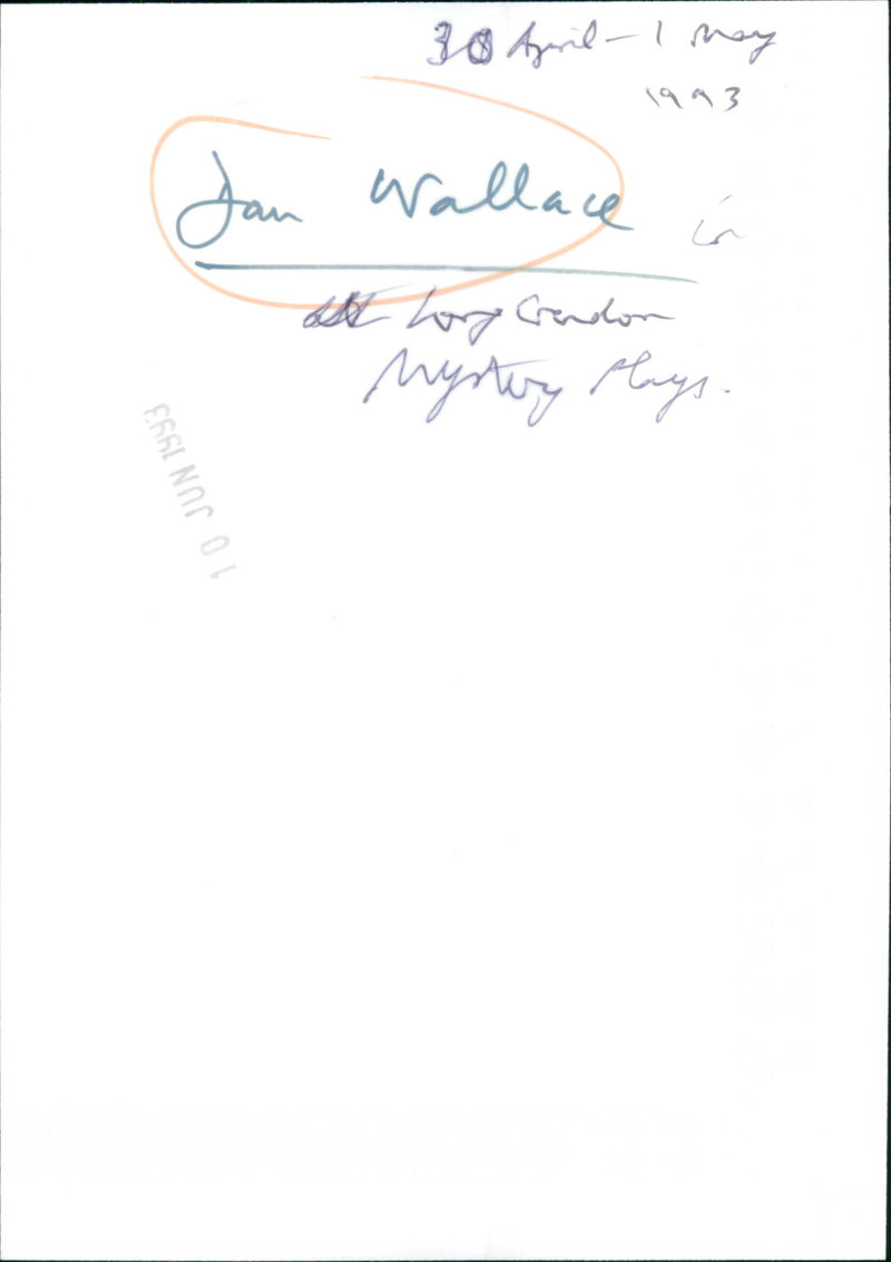 Dan Wallace - Vintage Photograph