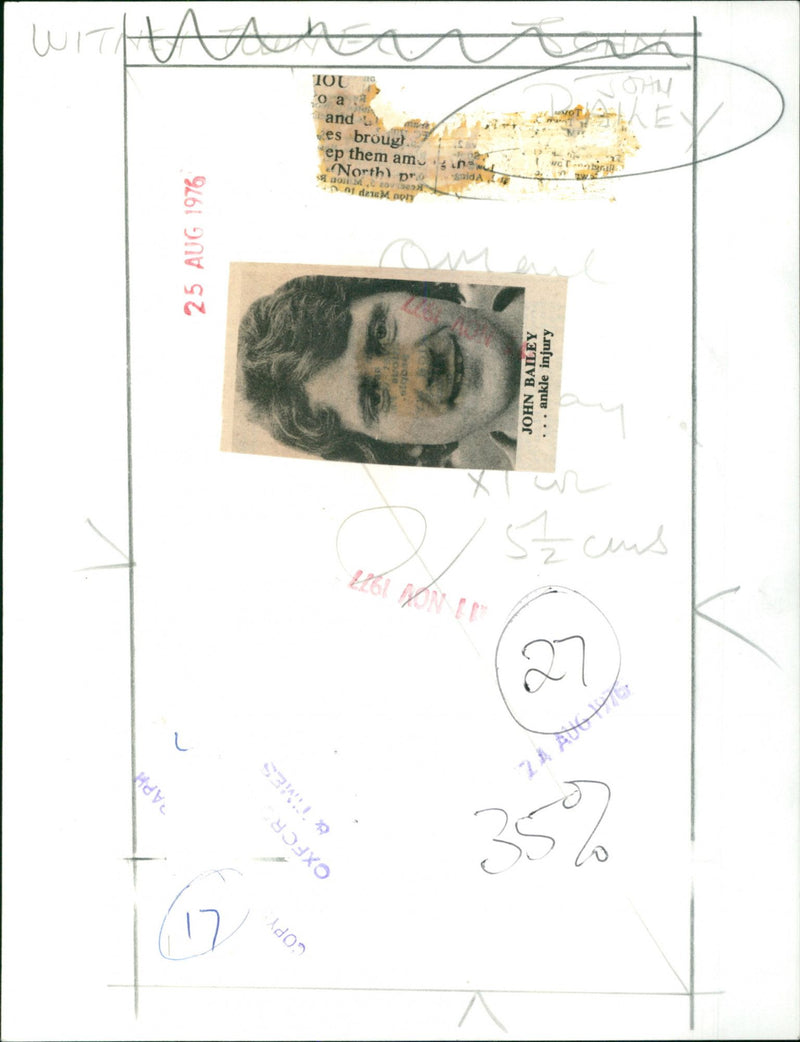 John Bailey - Vintage Photograph