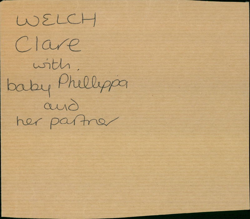 welch Clare, David, Philippa - Vintage Photograph