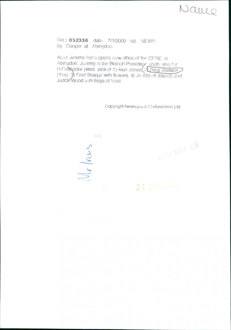 Peigi Wallace - Vintage Photograph