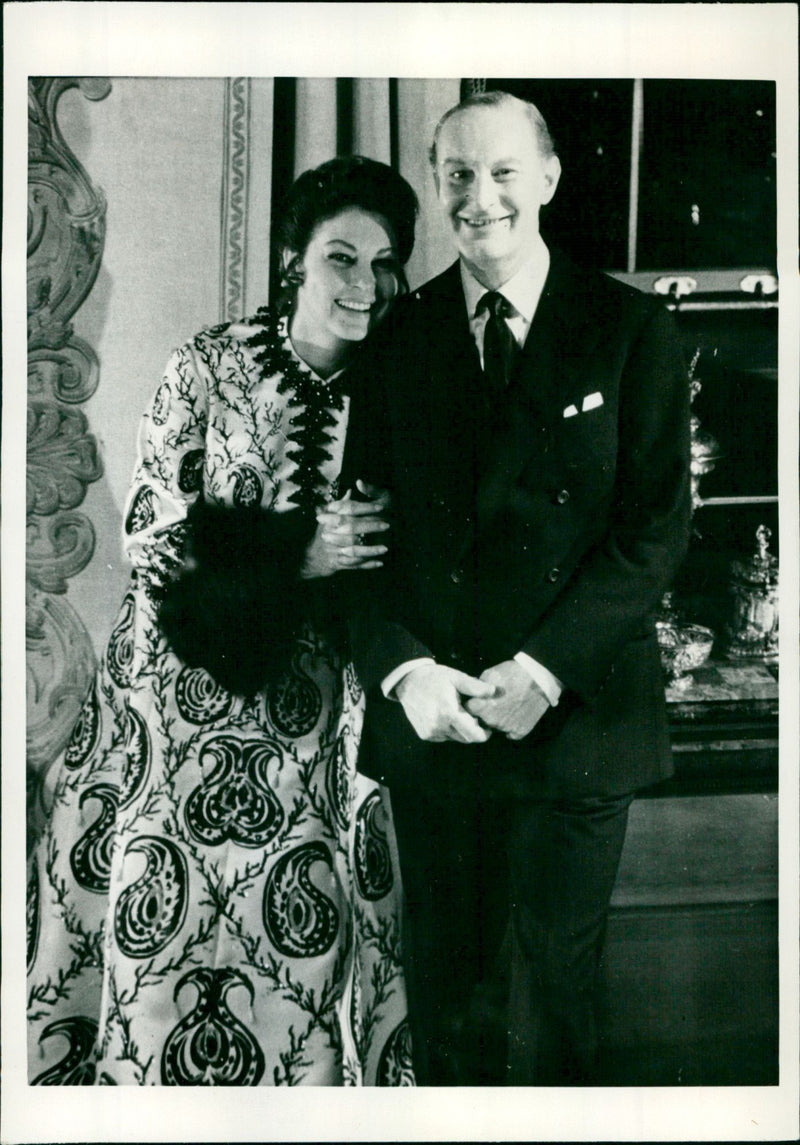 Richard Wattis and Ava Gardner star in the Winkast film "Tam-Lin." - Vintage Photograph