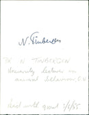 Dr. Niko Tinbergen - Vintage Photograph