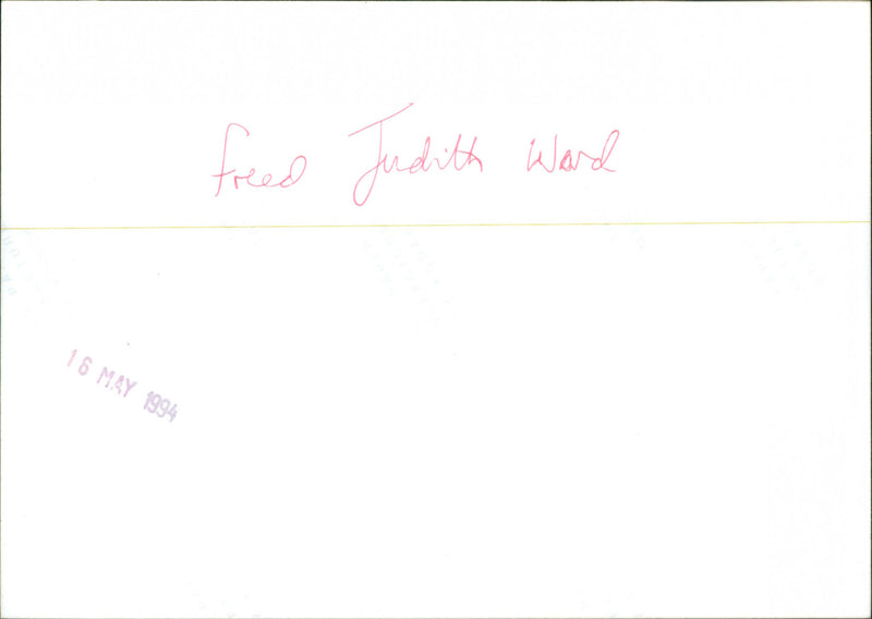 Freed Judith Ward - Vintage Photograph