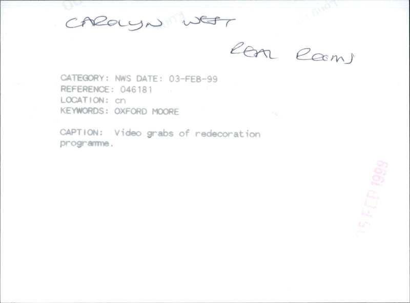 Carolyn West - Vintage Photograph