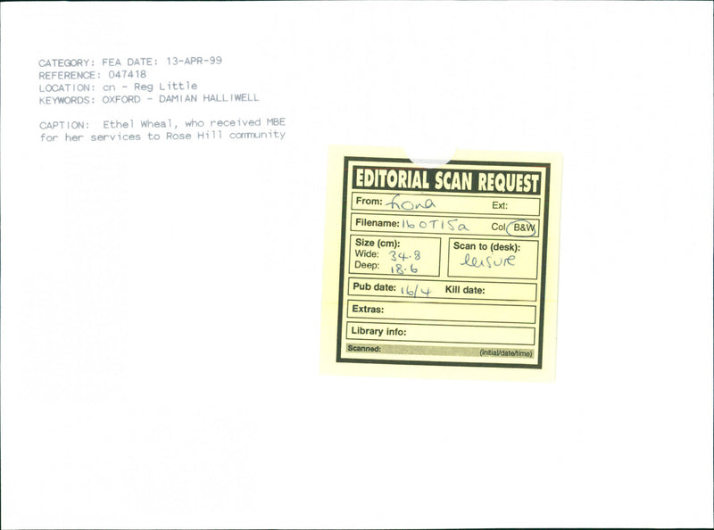 Ethel Wheal - Vintage Photograph