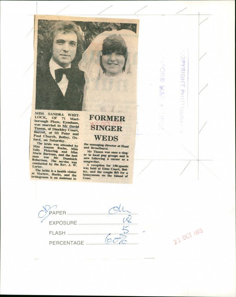 David Tinson - Vintage Photograph