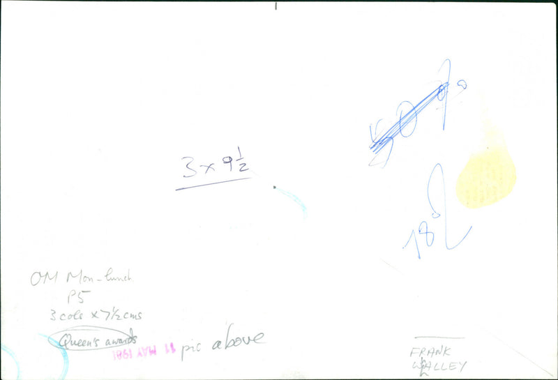 Frank Whalley - Vintage Photograph