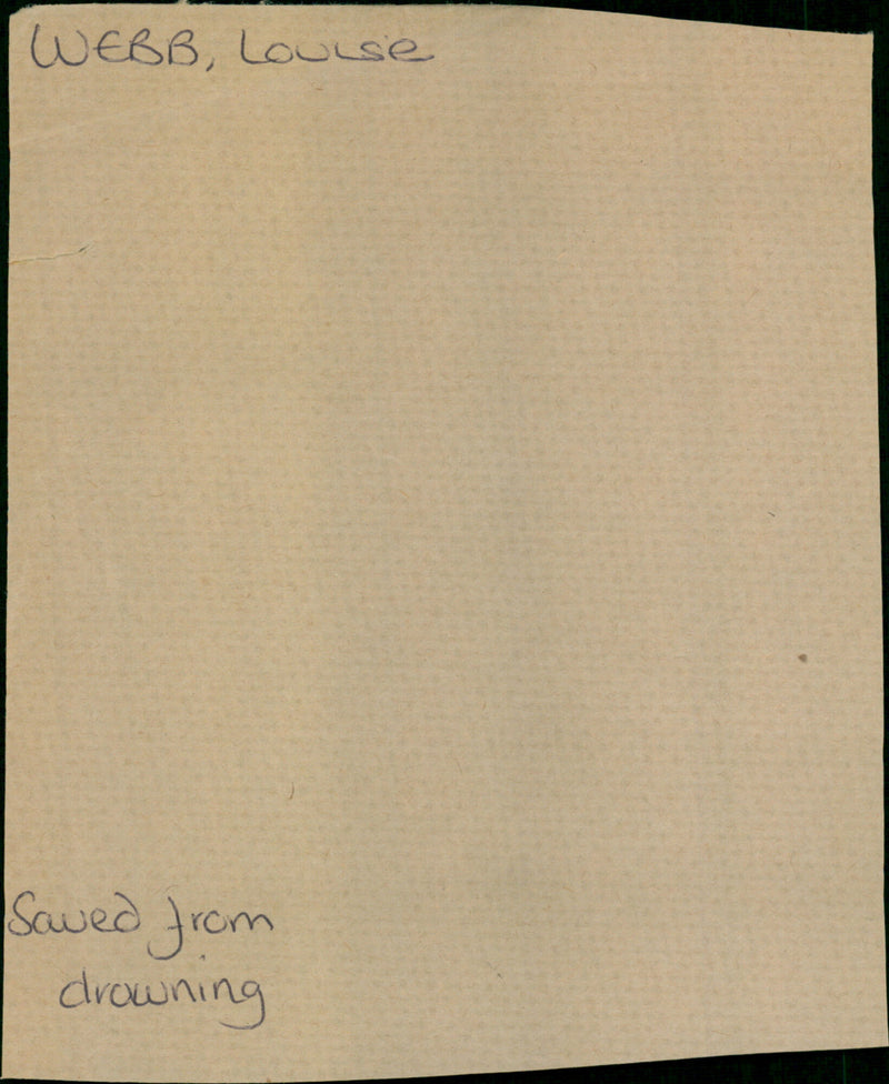 Louise Webb - Vintage Photograph