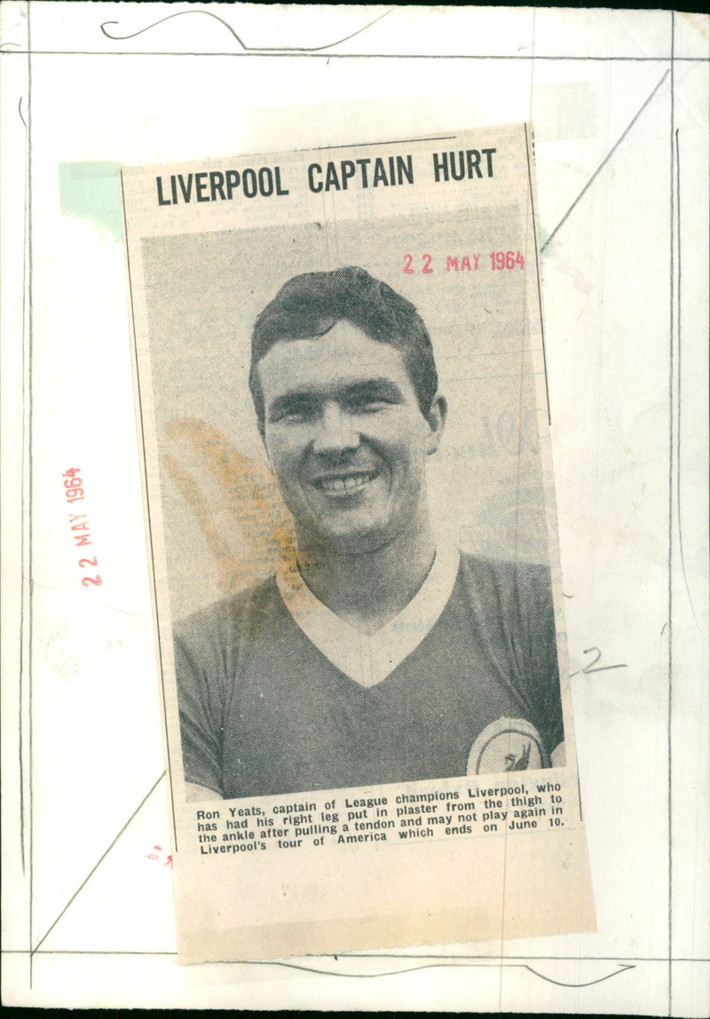 Ron Yeats - Vintage Photograph