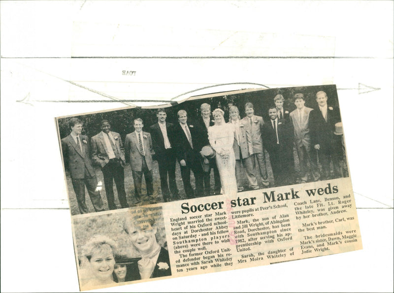 Mark Wright & Sarah Whiteley - Vintage Photograph