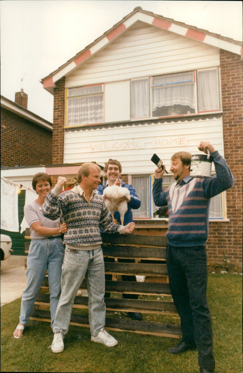 Alan Dix and Andy Millin - Vintage Photograph