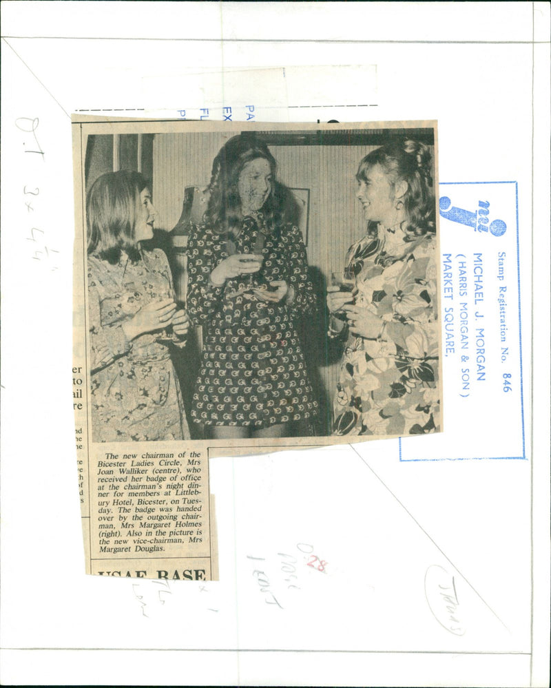 Joan Walliker, Margaret Holmes & Margaret Douglas - Vintage Photograph