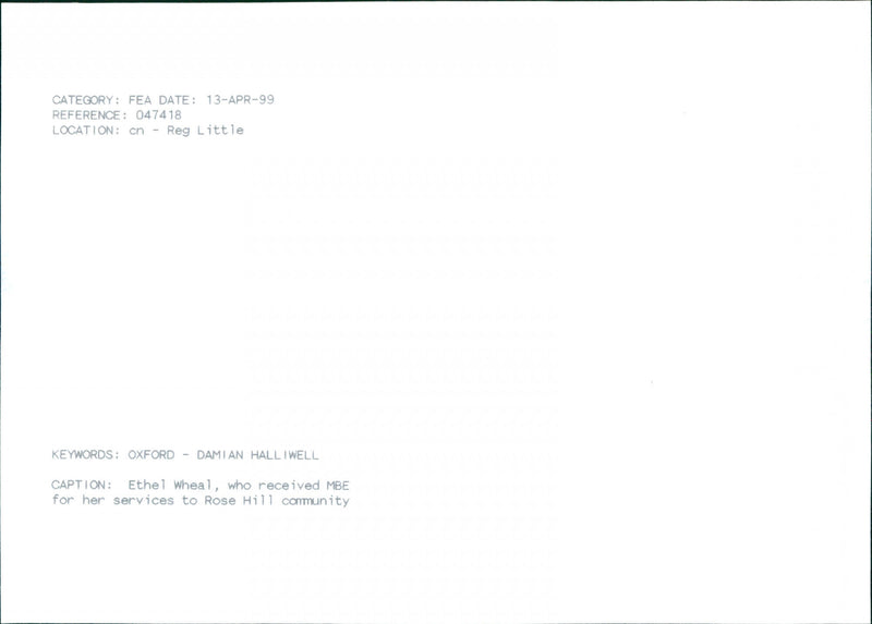 Ethel Wheal - Vintage Photograph