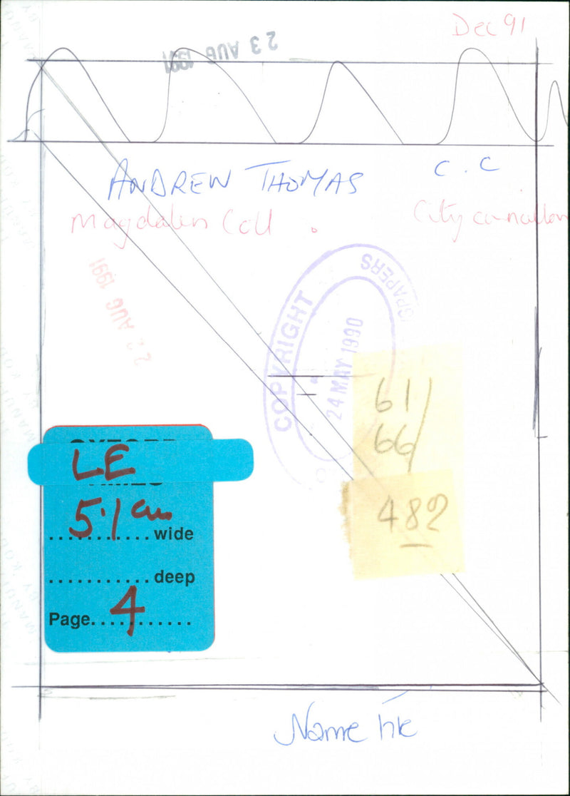 Andrew Thomas - Vintage Photograph