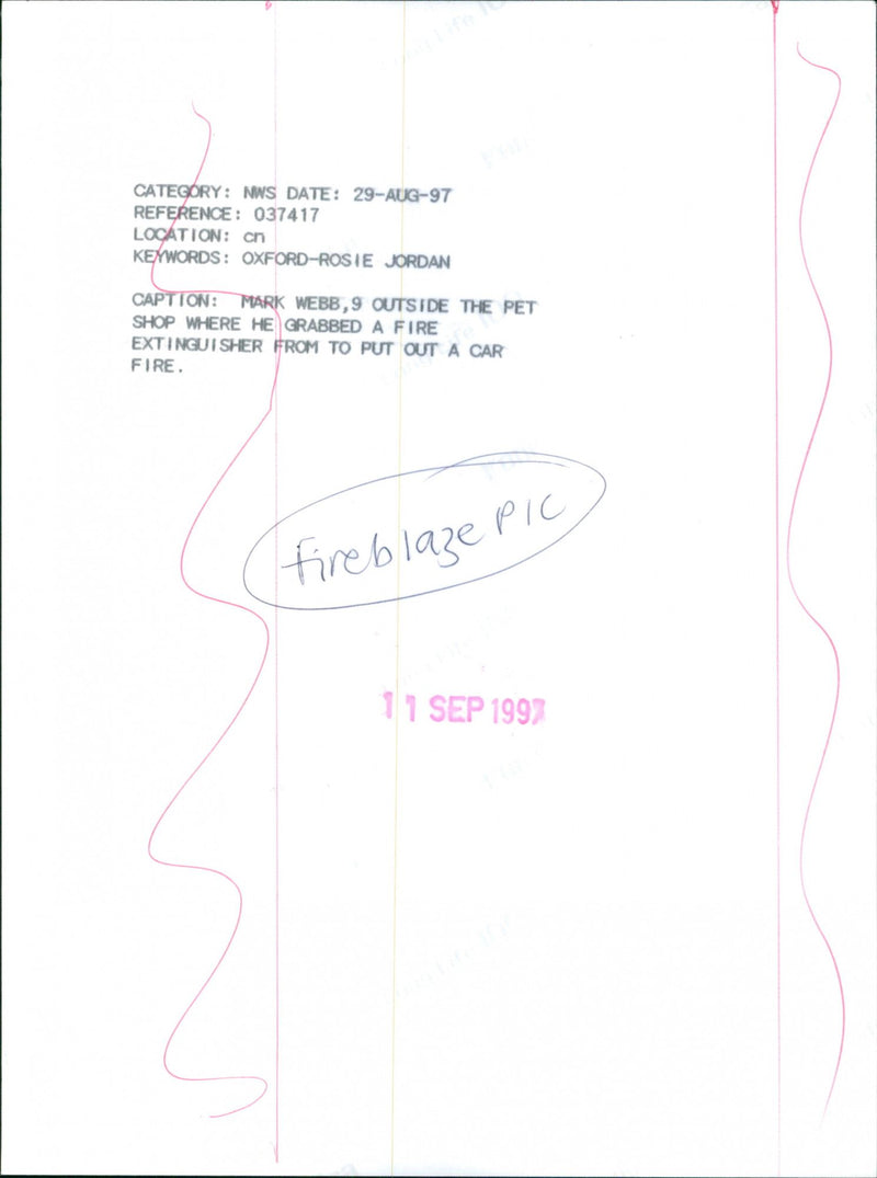 Mark Webb - Vintage Photograph