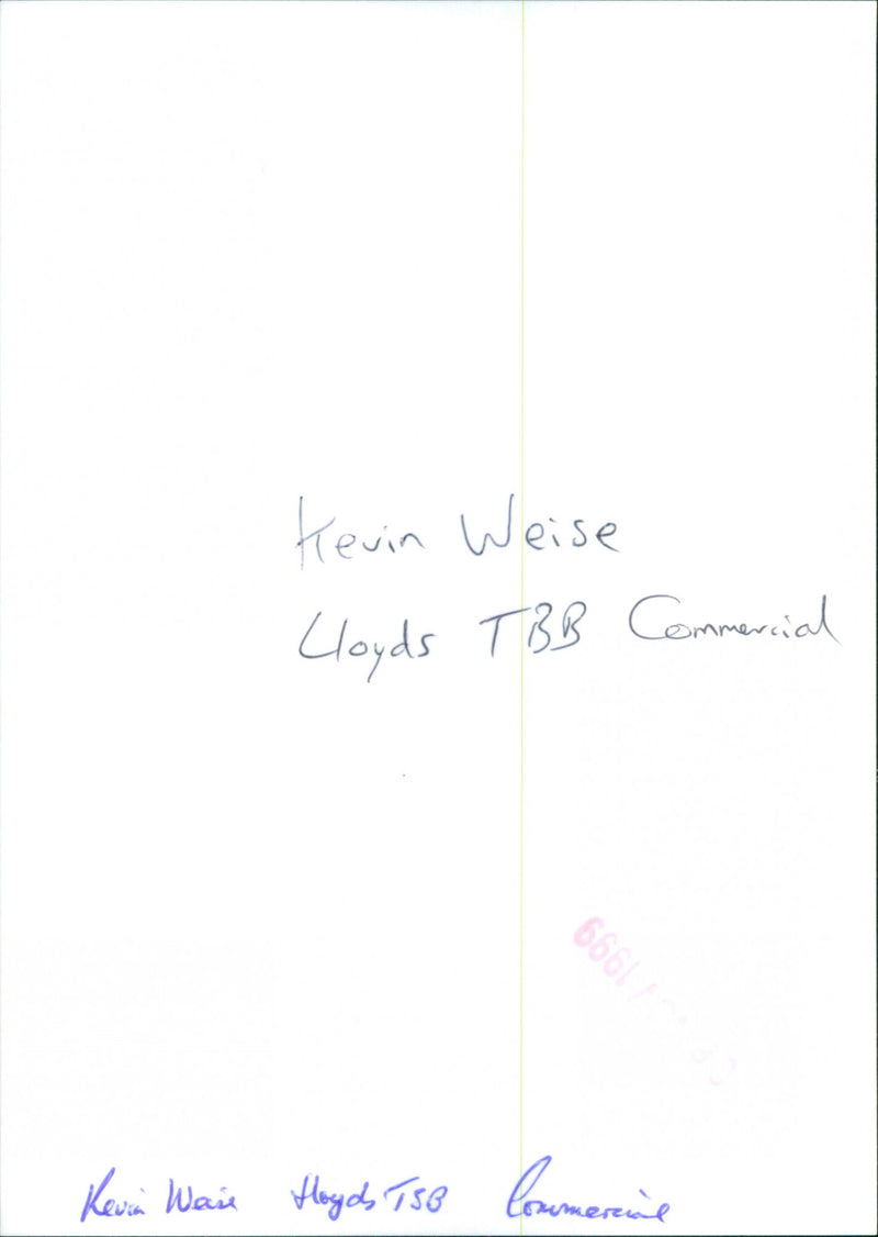 Kevin Weise - Vintage Photograph