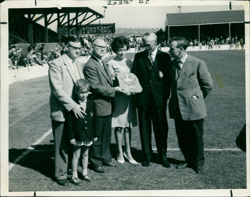 OUFC match Football league versus barrow - Vintage Photograph