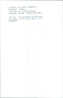 Anne Weck - Vintage Photograph