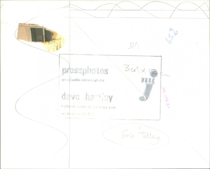 Eric Tolley - Vintage Photograph