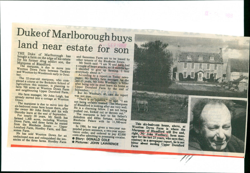 John Westbury - Vintage Photograph