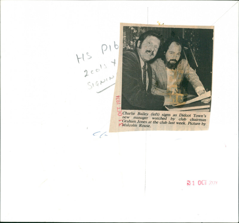 Charlie Bailey - Vintage Photograph