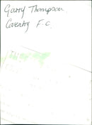 Garry Thompson - Vintage Photograph