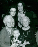 Antonia Wood, Jean Rowlands, Annie Weedon, Caroline Wood, Elaine Dean - Vintage Photograph