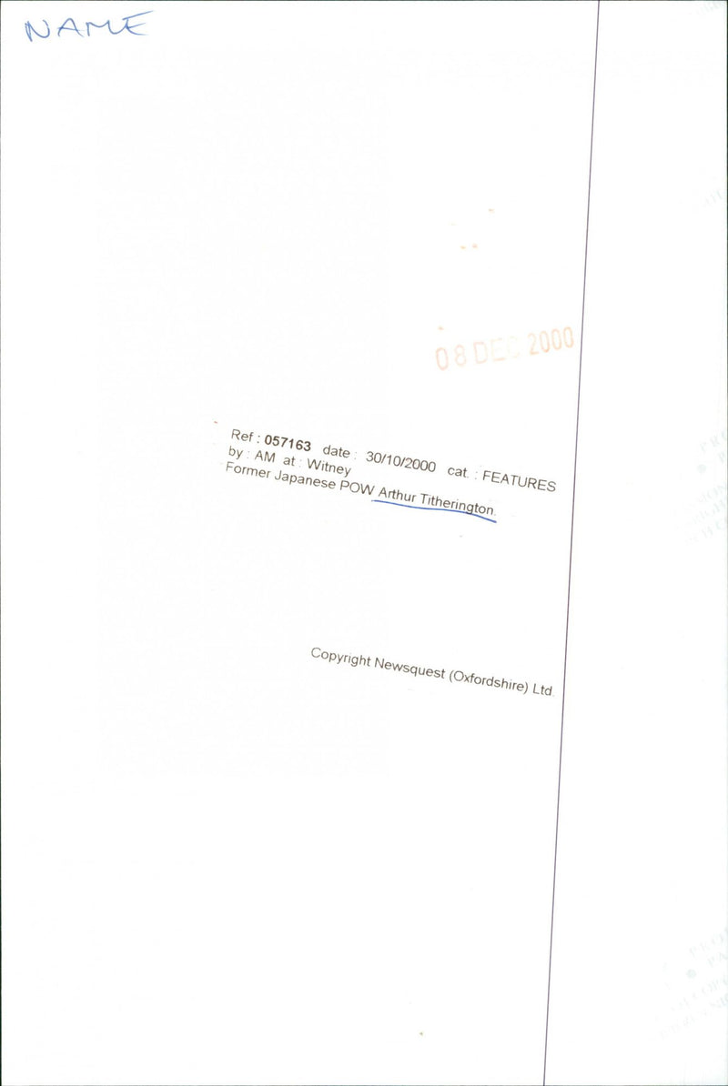 Arthur Titherington - Vintage Photograph