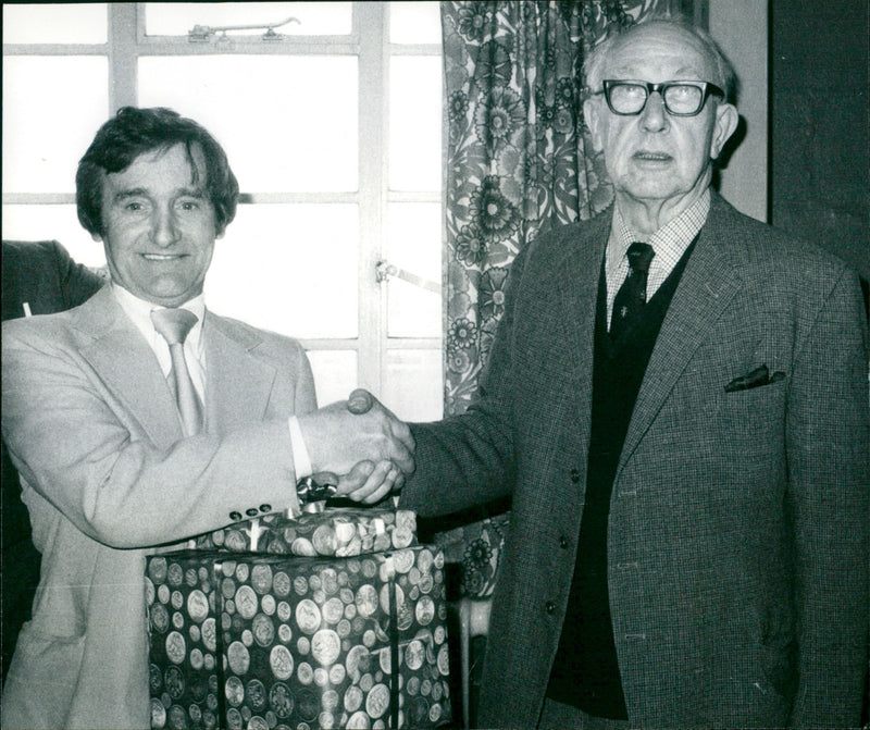 Peter Talty and Col. C.L.W. Micklewright - Vintage Photograph