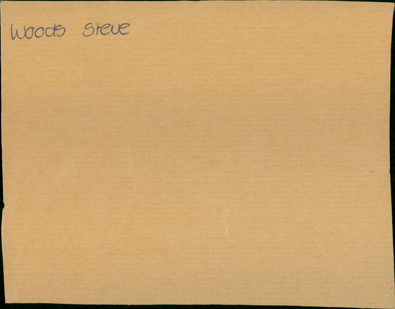 Steve Wood - Vintage Photograph